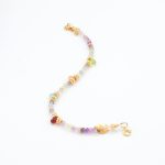 Morganite Olivine Sapphire Garnet Rainbow Bracelet - Image 4
