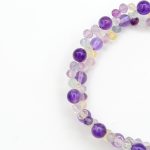 Amethyst Fluorite Hand bracelet - Image 2