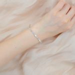 Aquamarine Fluorite Freshwater pearls Hand bracelet - Image 3