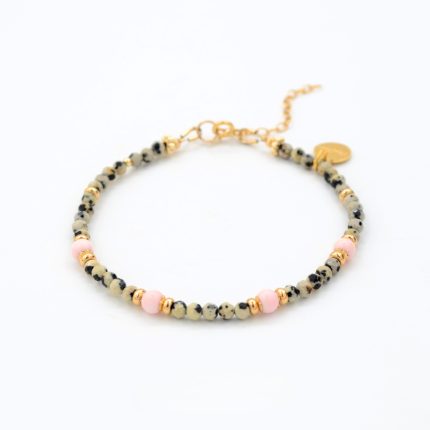 Zebra Stone Queen Bee Hand bracelet