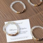 Gold hair crystal Sandalwood  Hand bracelet - Image 2