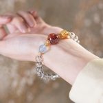 White crystal  Hand bracelet - Image 4