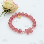 Strawberry crystal Hand bracelet - Image 3