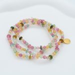 Macarons Rainbow Tourmaline Hand bracelet - Image 4