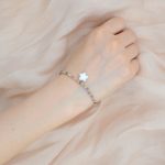 Amethyst Enamelled Jade Sunstone Hand bracelet - Image 2