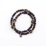 Tea crystal Black crystal  Hand bracelet