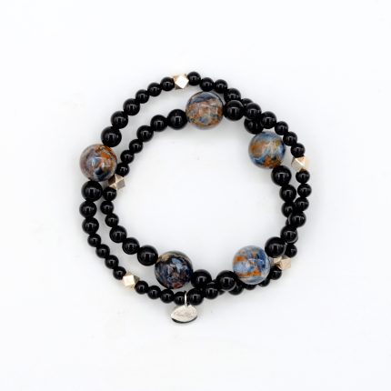 Obsidian Peter Stone Hand bracelet