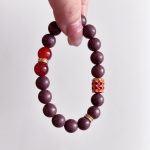 Red Obsidian Fragrant Beaded Bracelet - Image 2