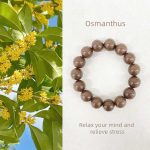 Heart Island Relaxing Osmanthus fragrance Aromatherapy Scented Bracelet - Image 3