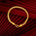 Gold-plated dragon bone bracelet