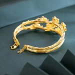 Gorgeous double-sided gold-plated bracelet - Image 3